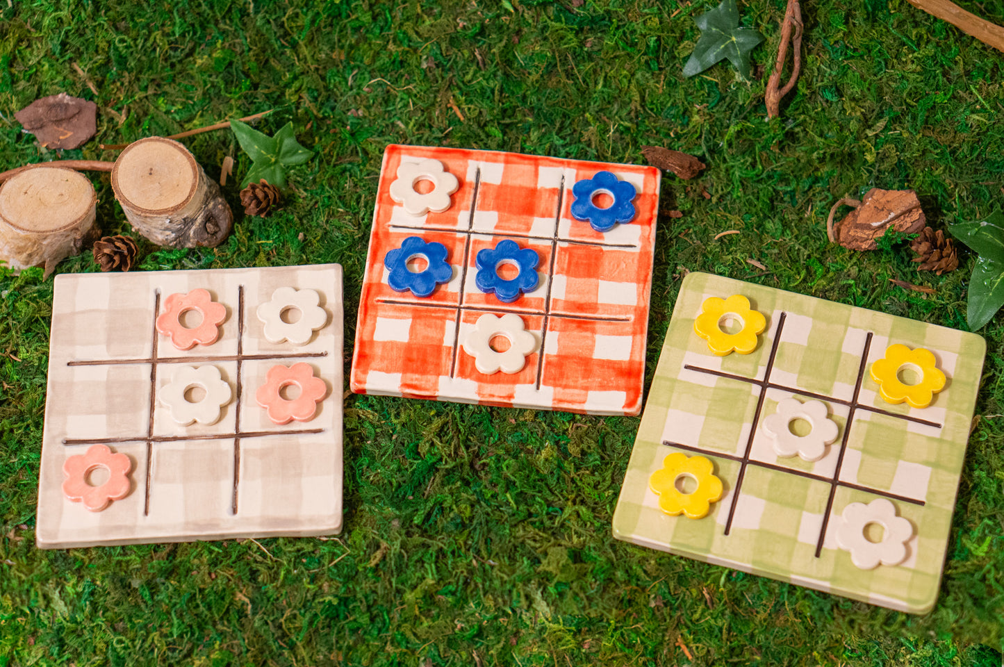 Picnic-Tac-Toe Set - Green
