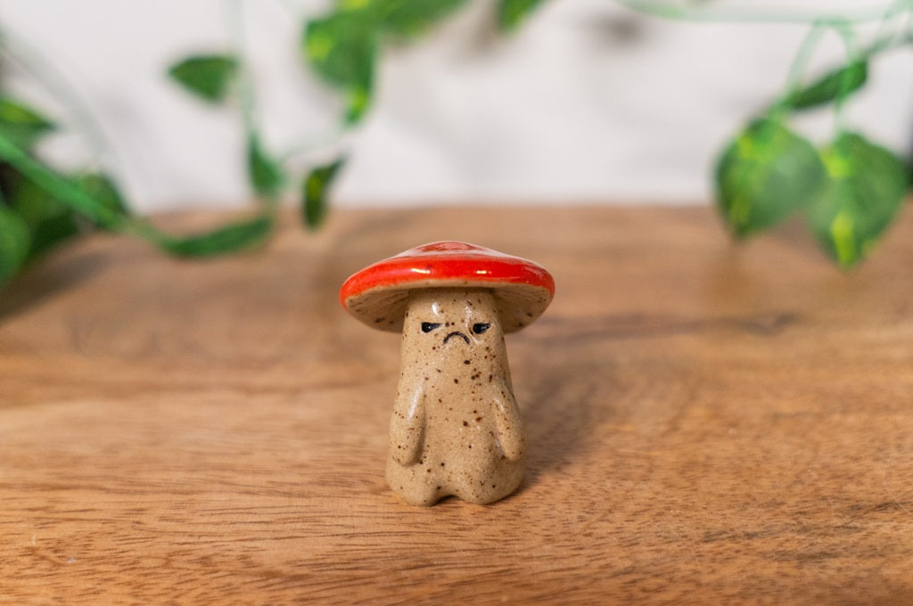 Shroom Buddy (Peeved/Red) - READY TO SHIP