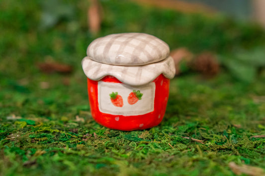 Mini Strawberry Jam Jar
