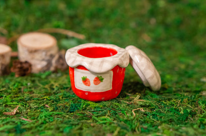 Mini Strawberry Jam Jar