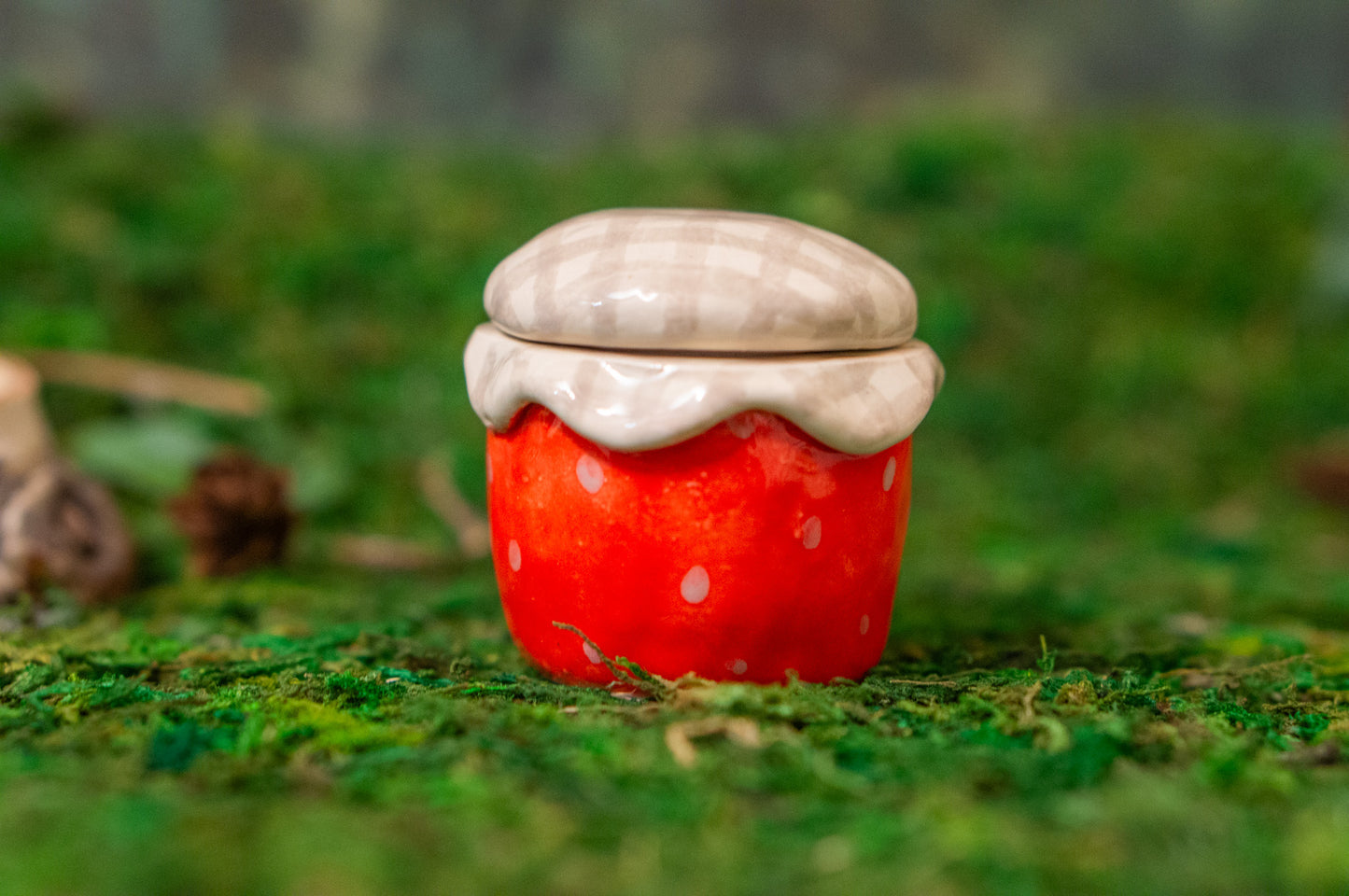 Mini Strawberry Jam Jar