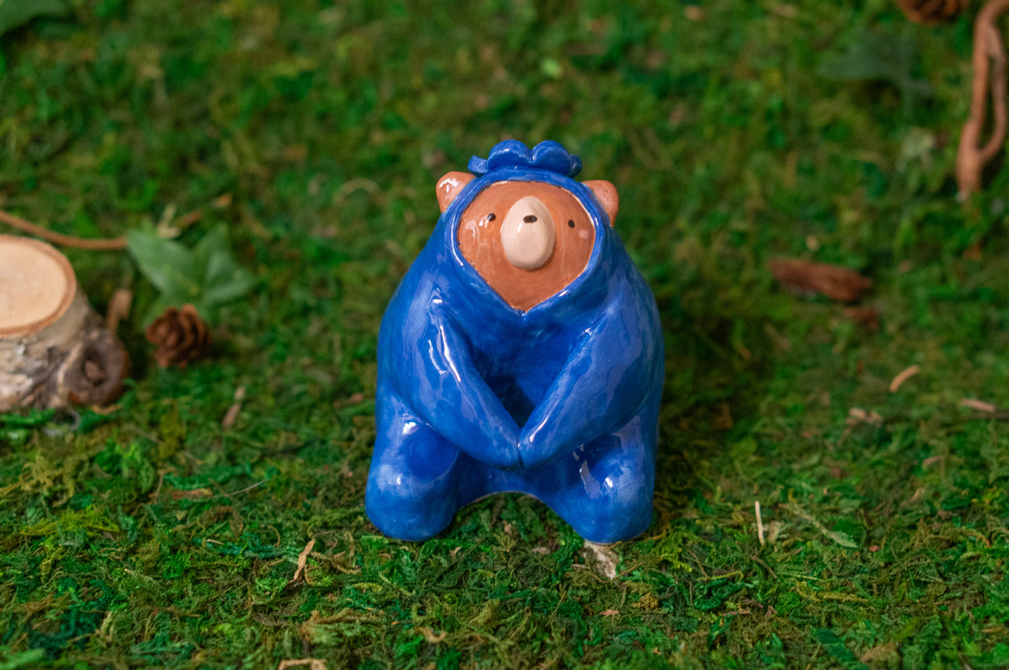 Blue-bear-y Forest Friend