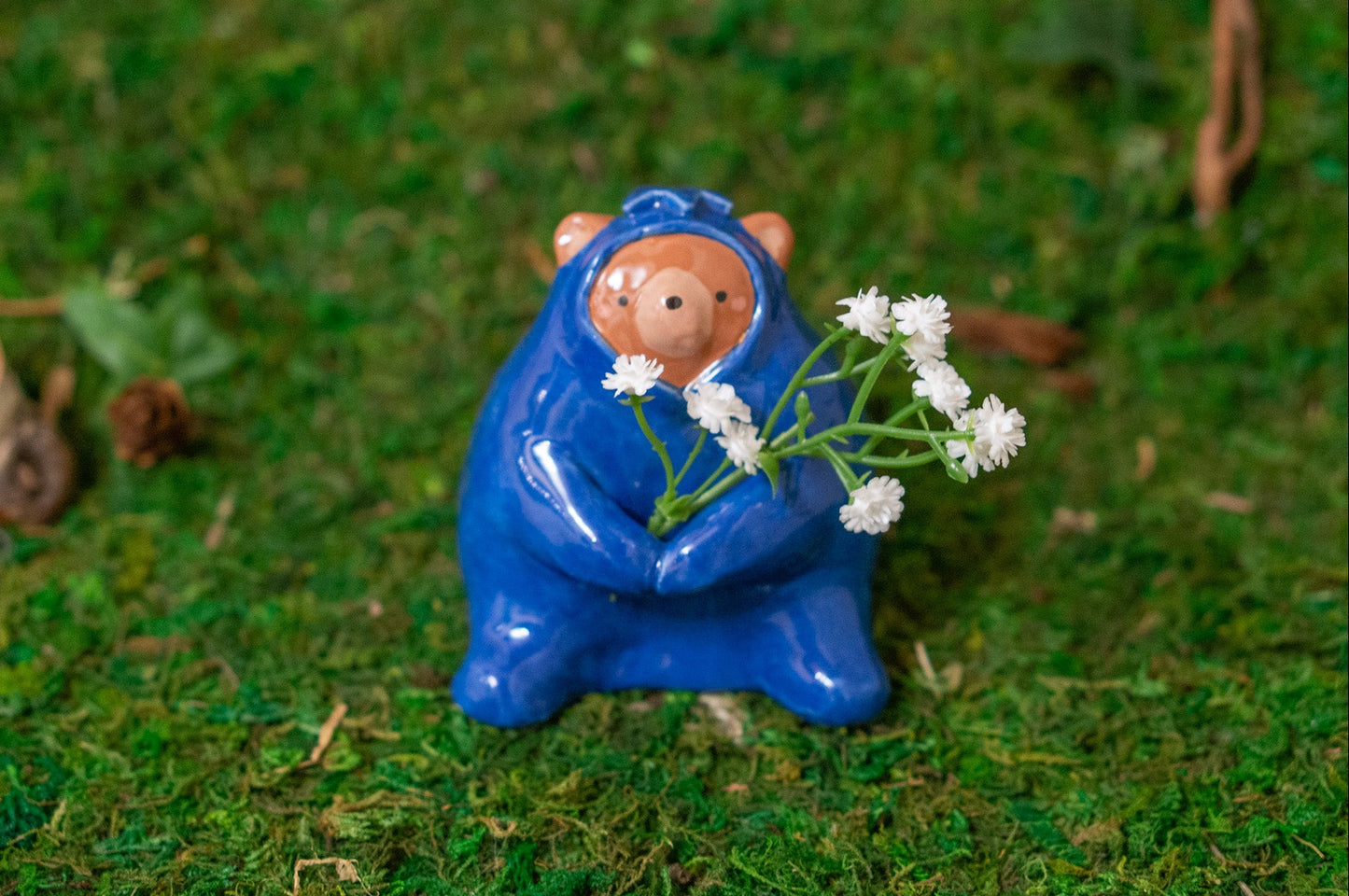 Blue-bear-y Forest Friend