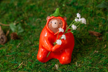 Straw-bear-y Forest Friend